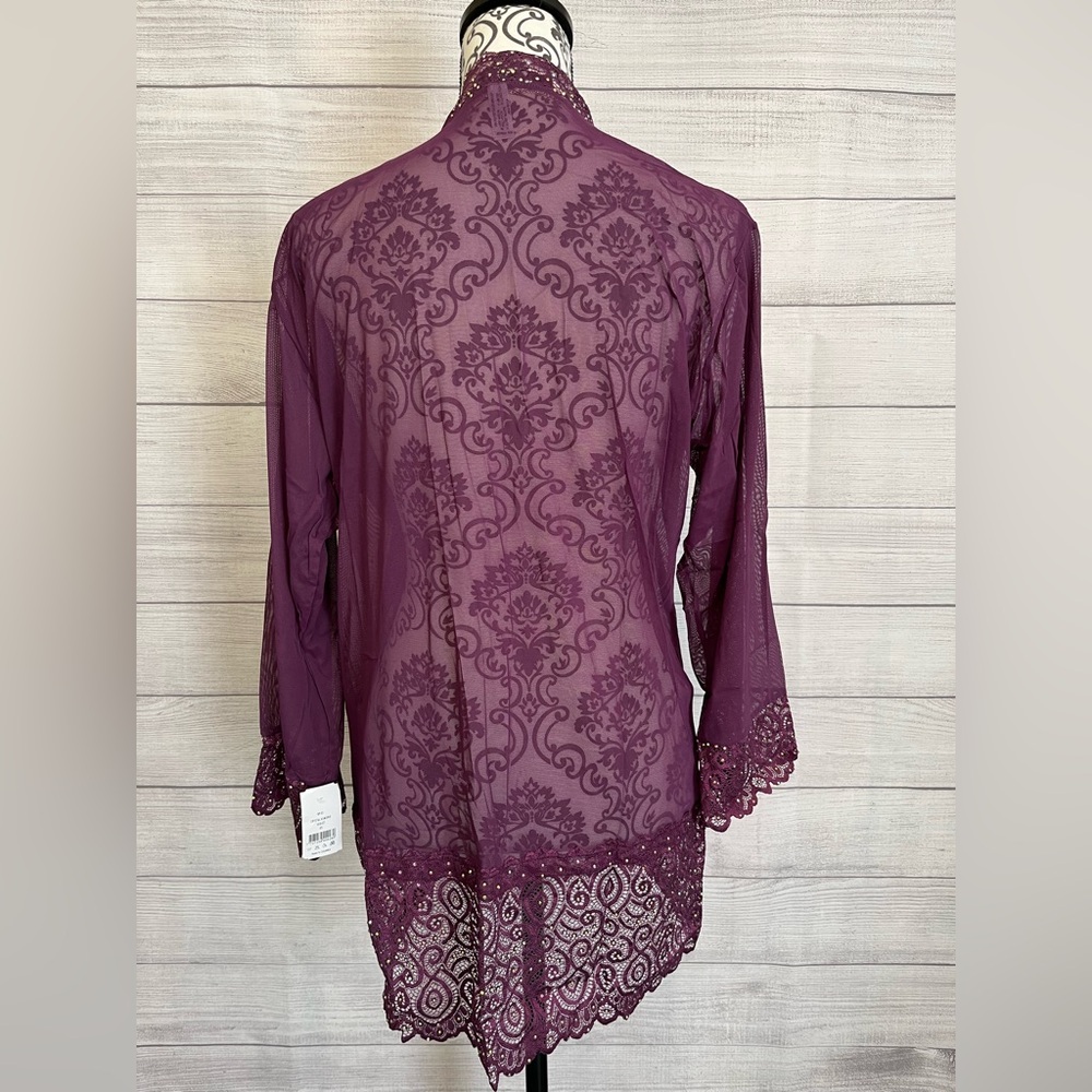 Candyland | NWT Violet Crystal Kimono - Picture 5 of 7